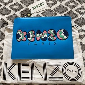 BNWT Kenzo Popcorn Zip pouch clutch